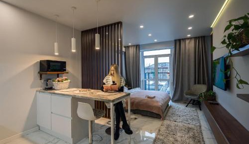 Studio Apartment with Balcony