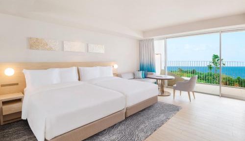 Oceanview Room, Guest room, 2 Double, Sofa bed, Low floor