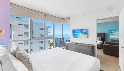 Premium One-Bedroom Apartment with Balcony - Partial Sea View 