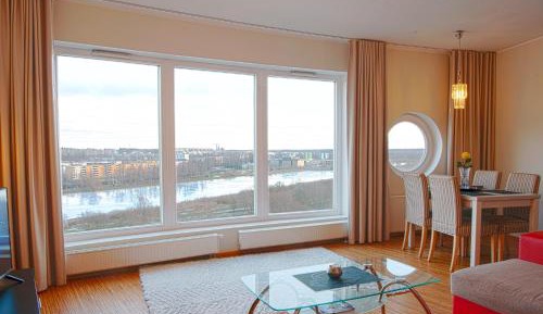One-Bedroom Apartment with River View