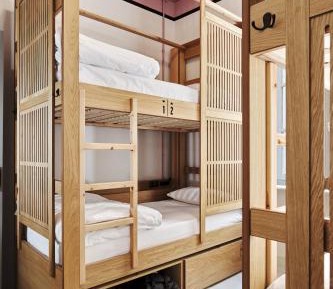 Bed in 6-Bed Female Dormitory Room