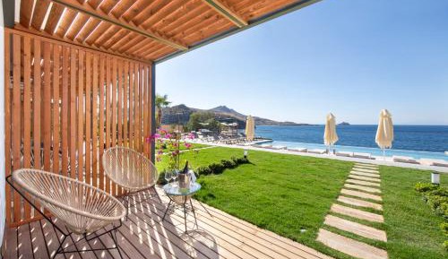 Deluxe Room with Patio and Sea View