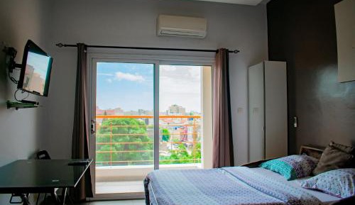 Studio with Balcony
