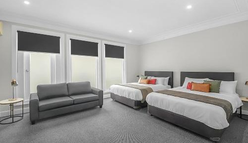 Family Room with Shared Bathroom