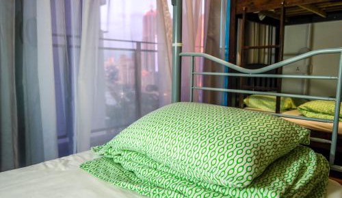 Bed in Female Dorm Room