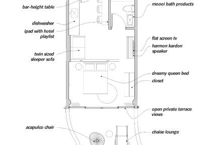 Garden House Studio with Kitchenette and Private Terrace