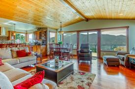 Manson House | Lake view home w/ covered deck & patio, two kitchens - close to downtown!