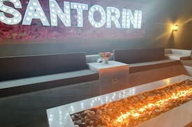Al Rama Villa | Dead sea Luxurious villa. Santorini chalet VIP