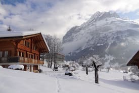 Grindelwald Villa | Chalet Alpengärtli, Sicht zum Eiger