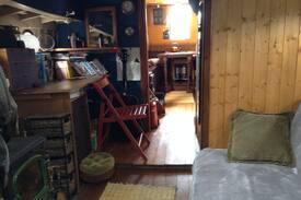 Faversham Boat Rental | Houseboat on the edge of nature reserve