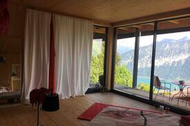 Beatenberg House | Beatenberg magic place&pool-red guest room