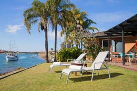 Port Macquarie House | North View - waterfront home with private jetty