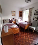 Builth Wells House | Plasgwyn Riverside B and B Ground floor Twin Room