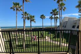 South Padre Island Apartment | Sangria Condominiums #208 - BEACHFRONT OCEAN VIEW!
