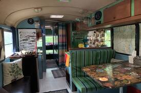 Valdez RV Rental | Cozy, Colorful Vintage Bus