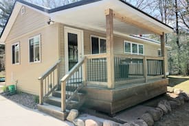 Crivitz Cabin | Cabin in the Woods Steps to Lakes & Trails
