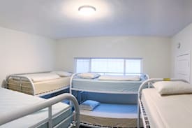 Pico-Union House | Bunk beds in shared space Vermont & Venice