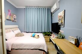 Enshi Apartment | 『花漾拾光』烟雾蓝ins风/50寸智能高清电视随心投屏/自主入住/近九立方女儿城/舞阳坝商圈