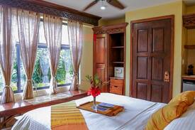 Good Living Camp Cabin | Riverside Room at Sleeping Giant Rainforest Lodge