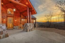 Clayton Cabin | Rustic Luxury & Long Range Views in Clayton, GA