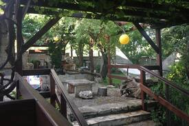 Balchik House | Villa Kafe - rustic, green and blue