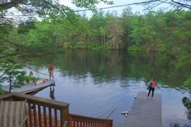 Douglas Cabin | Private Island Retreat In State Forest