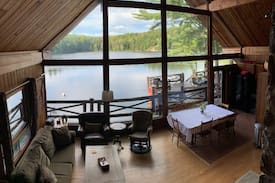 Grenville-sur-la-Rouge Villa | Cedar chalets connected by underground tunnel