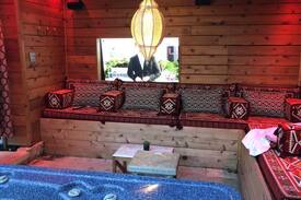 Stone Oak House | Pleasure pit retreat with hot tub and $30k showers