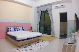 Yilan Apartment | 宜蘭市區全新建築，含陽台10坪、獨立空間大套房，全面禁菸，距離火車站騎車6分鐘，騎車8分鐘東門夜市