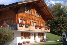 Grindelwald Villa | Chalet Alpengärtli, Sicht zum Eiger