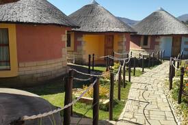 Lesotho Bed & Breakfast | Lapeng Thoteng B&B-Traditional Styled Huts