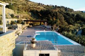 Kea Villa | Stone built villa with a large swimming pool