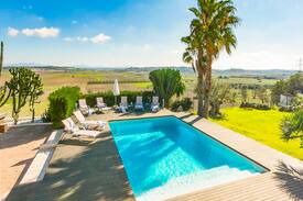 Muro Villa | Finca Puig del Morro Muro Mallorca with Pool, garden and internet