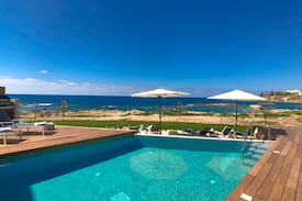 Kissonerga Villa | Villa Lara, Front Line, Heated Pool, Hot Tub