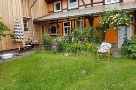 Lenglern Cabin | Ferienwohnung 1 in Fachwerkhaus Nähe Göttingen