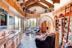 Woodland Park House | Castle above the clouds with Pikes Peak views