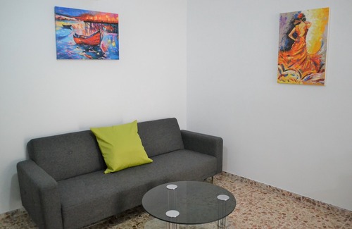 Alicante Hotel | Impressive 1 Bed Apartment with a Stunning Bathroom and Terrace Cb4ev