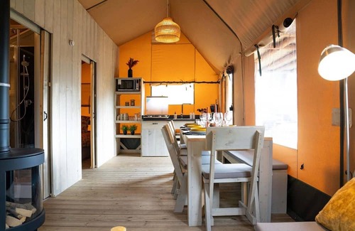 Lathum RV Rental | Glamping Tent by Lake De Rhederlaag