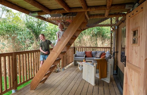 Lathum RV Rental | Glamping Tent by Lake De Rhederlaag