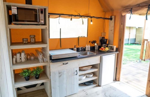 Lathum RV Rental | Glamping Tent by Lake De Rhederlaag