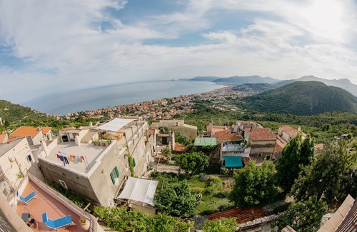 Borgio Verezzi Bed & Breakfast | Ca' d'Alda - Roccaro: private terrace overlooking the sea