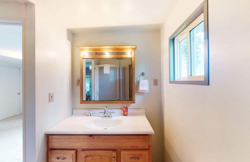 Port Orford House | Charming two-story home near the ocean with deck, patio, balcony, & streaming