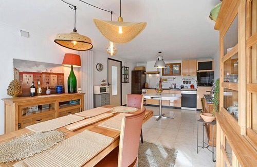 Laval-Pradel Apartment | Decorative and cozy vacation apartment with communal pool and idyllic garden.