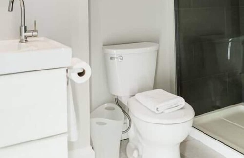 Desjardins Apartment | La Cendrillon - Private Bathroom