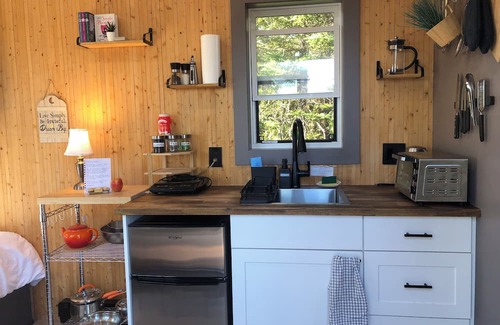 Shemogue Cabin | Oceanfront Shipping Container Studio Retreat | Nature Escape
