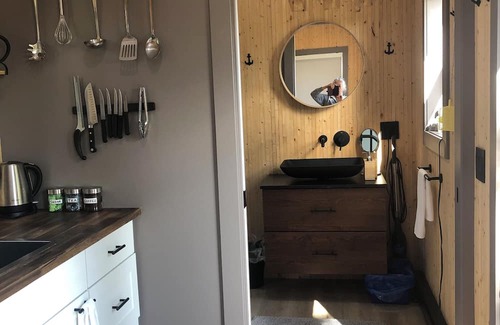 Shemogue Cabin | Oceanfront Shipping Container Studio Retreat | Nature Escape