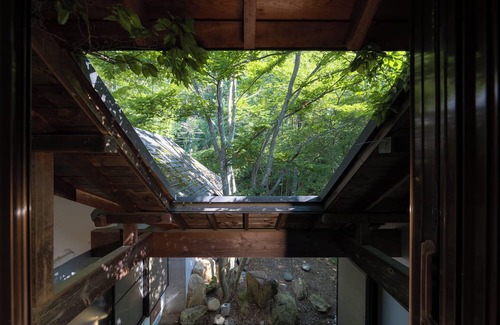 Azumino Villa | Maximum 16 people can be accommodated in a private villa with a half-open-air hot spring.