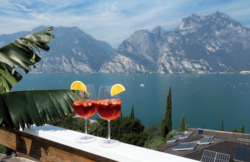 Torbole sul Garda Apartment | Exclusive residence in Torbole with breathtaking views, large terrace.
