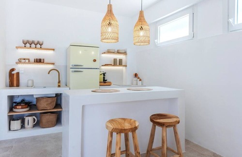 Kini Villa | Cycladic Retreat with Olive Garden, 5 Minutes from the Beach