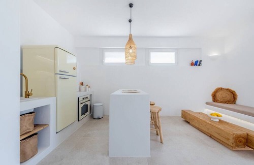 Kini Villa | Cycladic Retreat with Olive Garden, 5 Minutes from the Beach